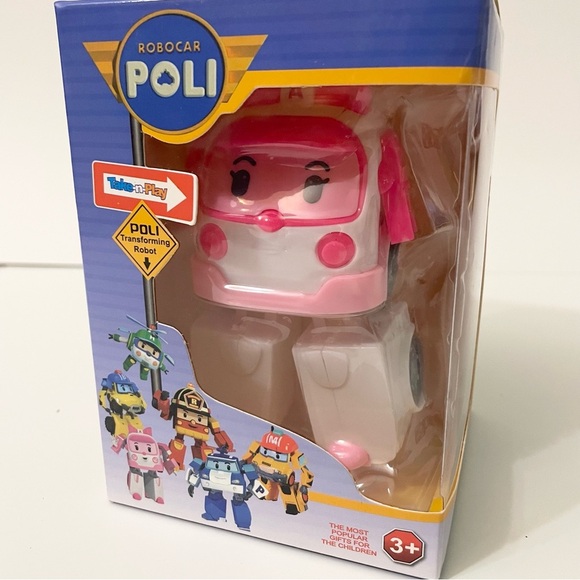 Robocar Poli Amber Take n Play Transforming Robot Toy - Picture 8 of 9